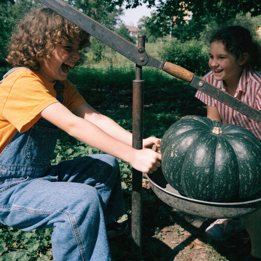 La pesée des courges
